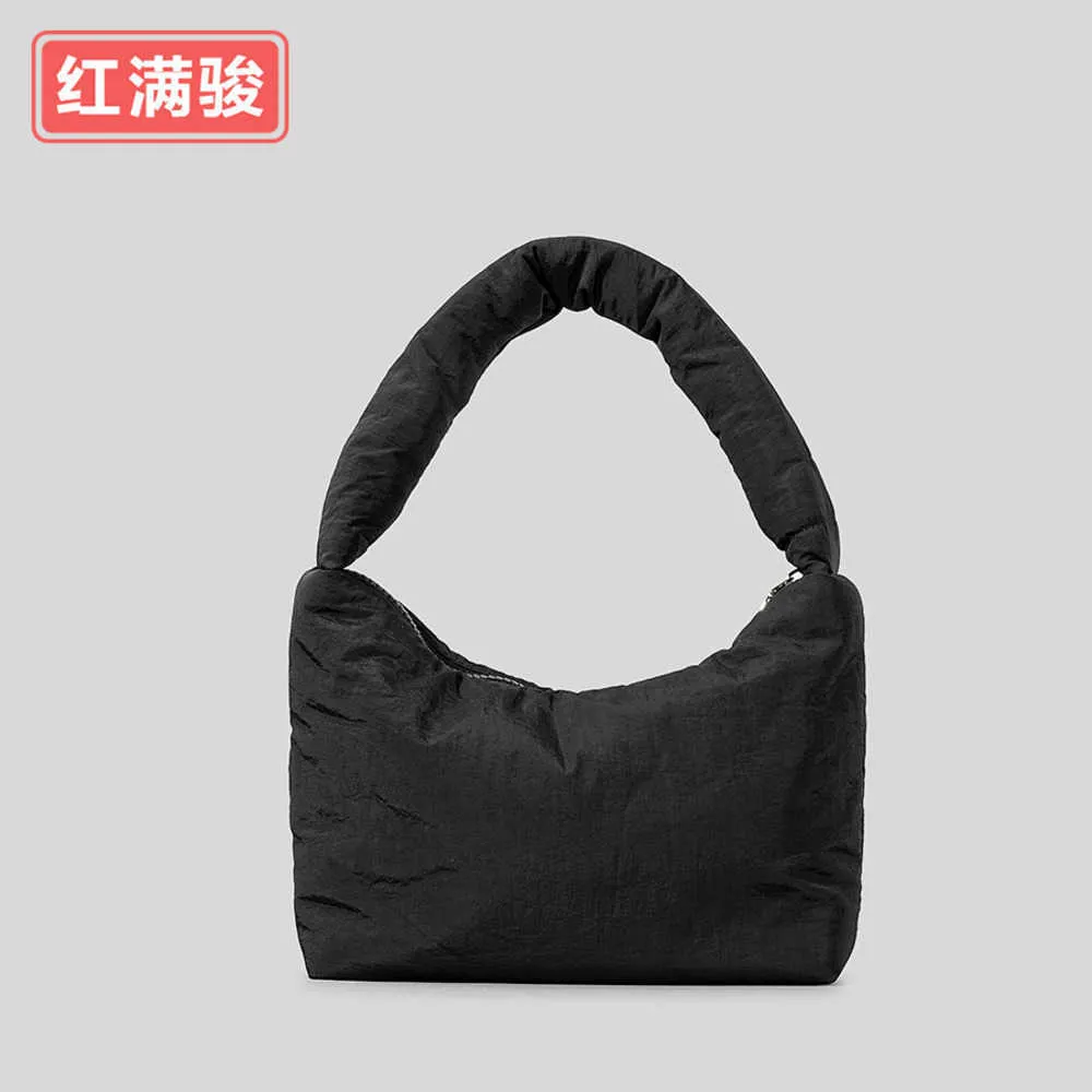 Soft Space Cotton Suit Handbag Women's Fashion Simple Down Bag Small and Lightweight Handbag Autumn and Winter