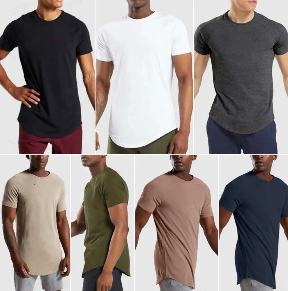 LL-FZ0888 T-shirts pour hommes hauts vêtements de sport exercice d'été vêtements de fitness vêtements de sport en cours d'exécution chemises à manches courtes en vrac manteau de course