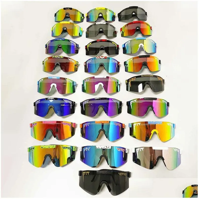 Gafas al aire libre Viper Originals Gafas de sol polarizadas de doble ancho para hombres Mujeres Tr90 Marco Gafas deportivas a prueba de viento Uv400 Entrega de caída DH7GB
