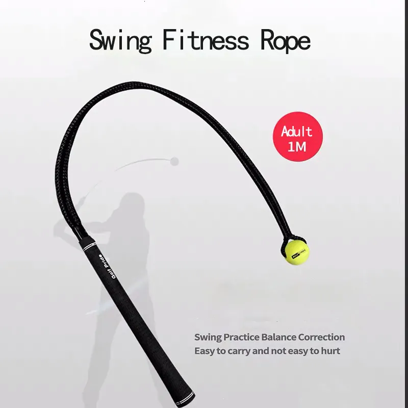 Altri prodotti per il golf Golf Swing Rope Strength Trainer Accessori per l'allenamento per principianti Warmup Exercise Assist 230411