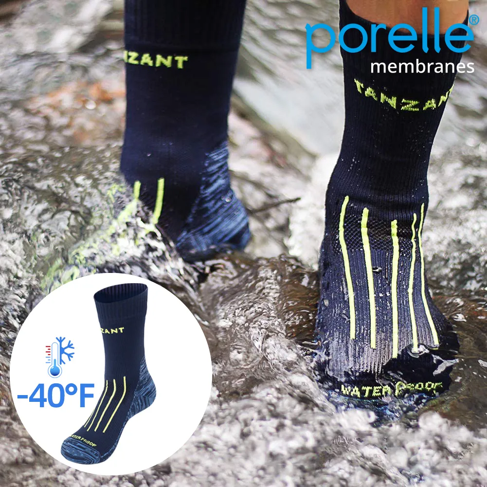 Sportsocken Herren Wasserdicht Trekking Reiten Ski Radfahren Camping Angeln Wandern Schnee Warm Thermo Wintersocke PORELLE MEMBRANES 230411