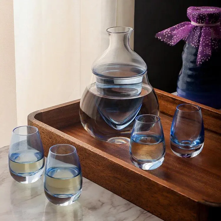 Sieradenzakjes Creatief Glas Japanse Sake Cup Pot Koud Wijnvat Warm