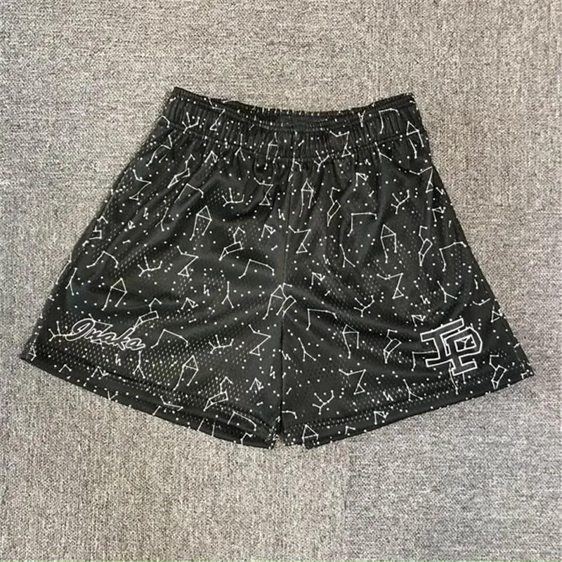 Herr shorts avslappnad sommar inaka män kvinnor klassisk gym basket träning mesh power modedesign