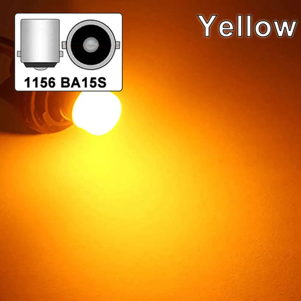 Super Bright Amber (Orange) 1156 Led 12v Bulb