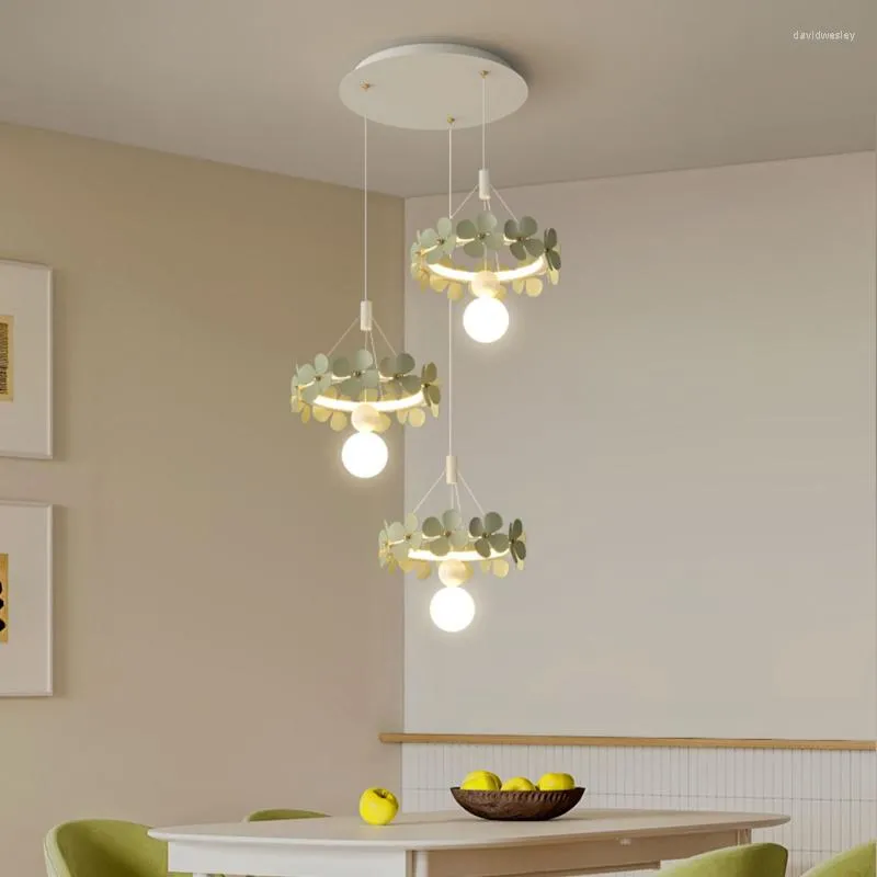 Lampadari rotondi per soggiorno Sala da pranzo Illuminazione per interni Lampada Luminaria Decorazioni per la casa Lustre Lampade per fiori