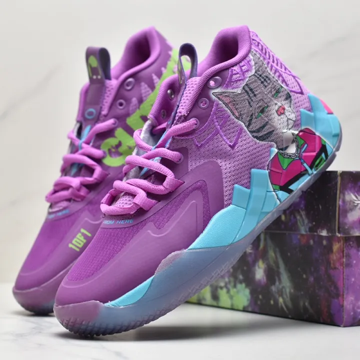Iridescent Galaxy Basketball Shoes - Mens & Womens Sports