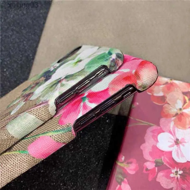 One Piece Fashion Phone Cases For iPhone 13 pro max 12 11 X XR XSMAX cover PU leather flower shell Samsung Galaxy S20 S20P S10P NOTE 21 20 ultra with box