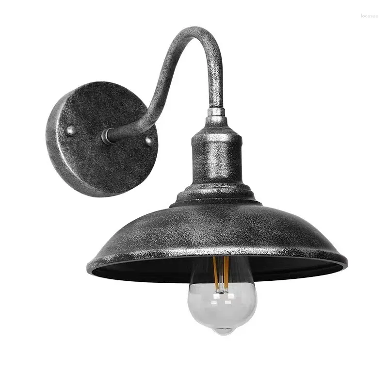 Lampa ścienna retro n zewnętrzne drzwi wodoodporne balkon przemysłowy lampy oświetlenia ogrodowego