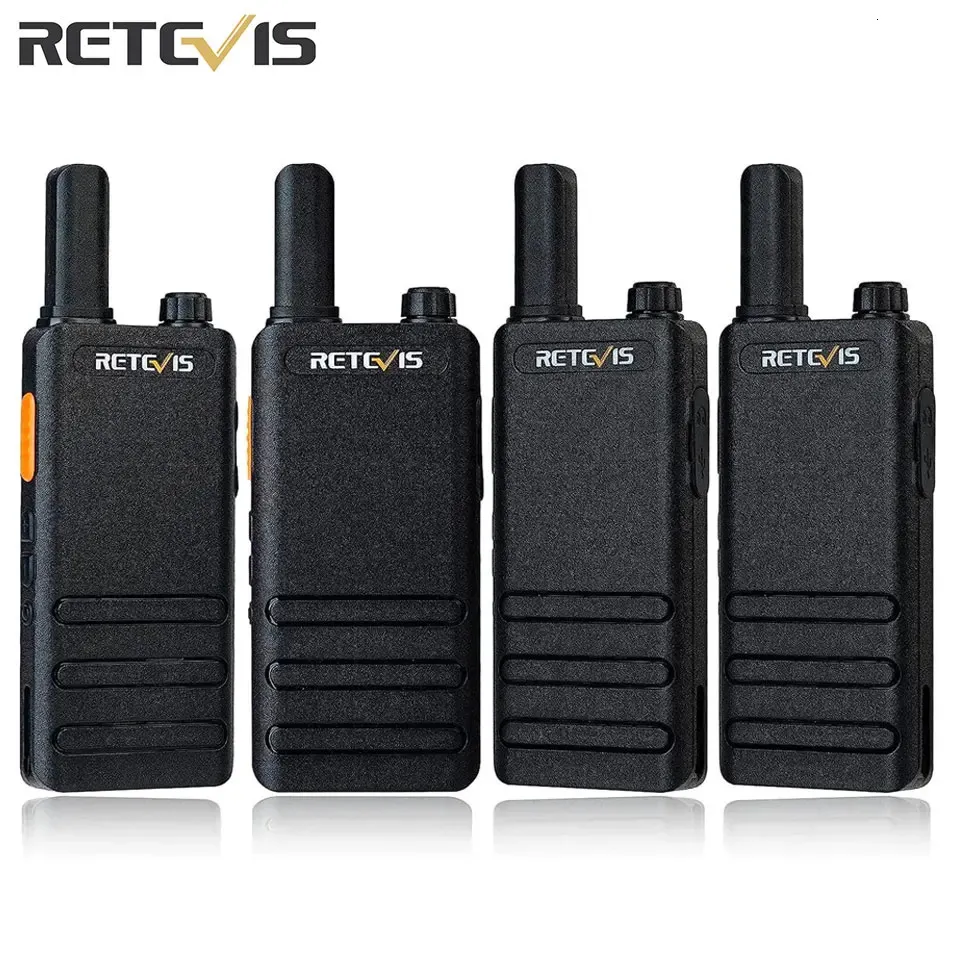 Overige sportartikelen 15 mm ultradunne mini-walkietalkies 4 stuks Retevis RT622P Type C Charge Walkietalkies PMR4 professionele draagbare tweewegradio 231110