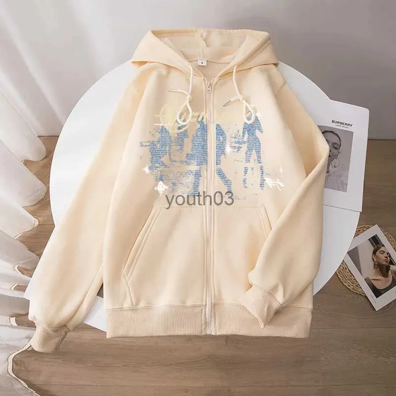 VICINITY Oversized Dinosaur Oversized Hoodie Women For Men And Women Retro Harajuku Style Sweatshirt With Zip Up Thick And Stylish Winter Shirt For Hip Hop And Kpop Clothing YQ231111 From Youth03 16.4...