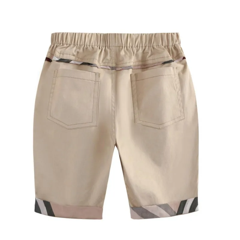 Summer Infant Casual Khaki Shorts For Boys And Girls Elastic Waist, Solid  Color, Sizes 3 8 Years From Angel_baby2019, $12.07