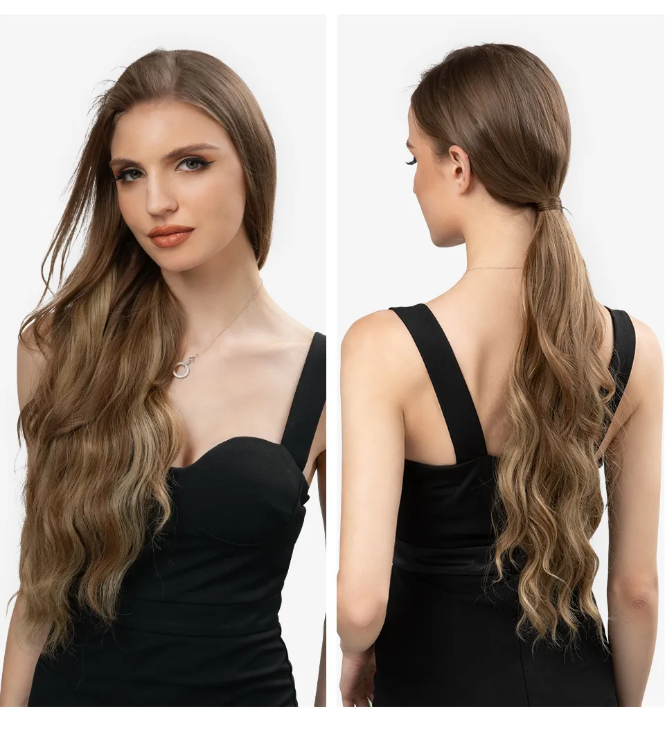 High Quality Womens Corn Hot Fish Thread Long Curly Wig Natural, Invisible,  Easy To Wear Chemical Fiber Invisible Halo Hair Extensions For Parties And  Festivals From Joanbeautyhair, $20.81