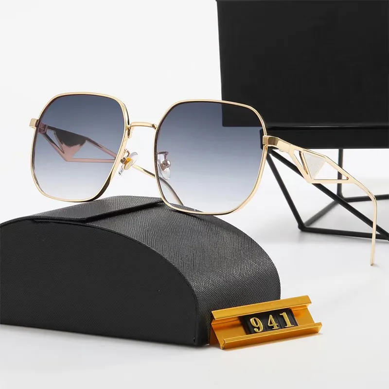 Retro Gold Frame Sunglasses Luxury Fashion Eyewear From