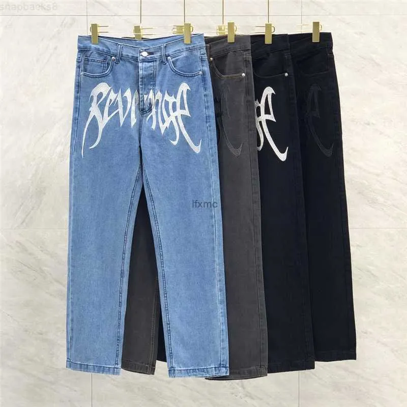 Jeans da uomo Ricamo Uomo Donna 1 Pantaloni casual Tie Dye Jean di alta qualità all'interno di Taglnac