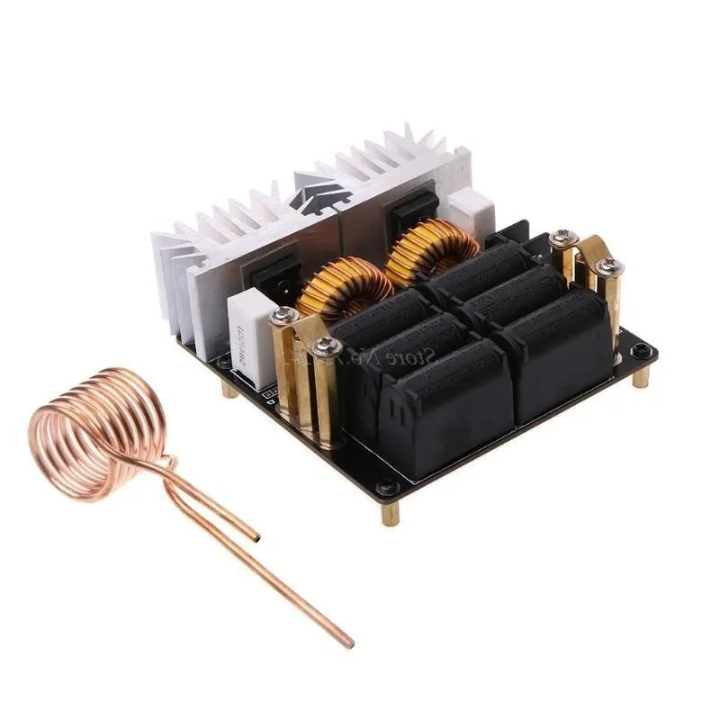 Integrated Circuits 20A 1000W 12V-48V ZVS Low Zero Voltage Induction Heating Board Module DIY Heatings Board Bdldx