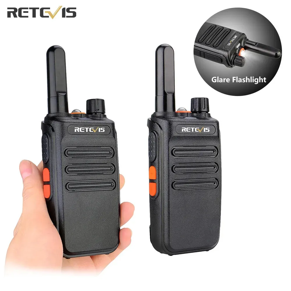 Autres articles de sport RETEVIS RB635 Talkie-walkie sans licence PMR4FRS Radio bidirectionnelle 2PCS Chargeur USB Business WalkieTalkie pour Hunting Factory 231110