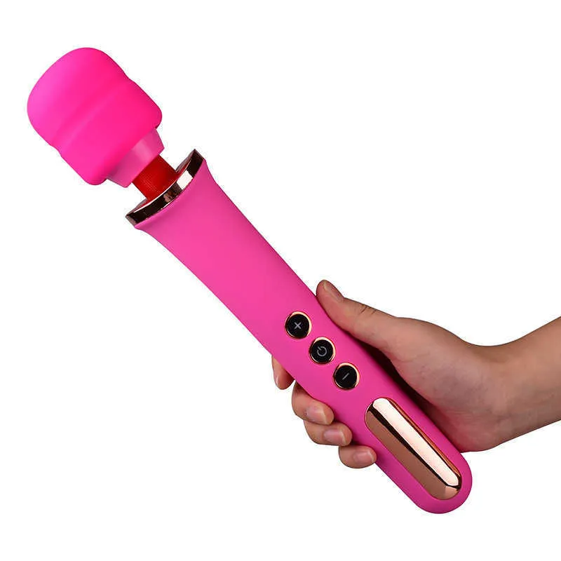 Usb Charging Silica Gel Induces Av Stick High Frequency Vibration Massage to Flirt with Female Masturbator_voghion.com