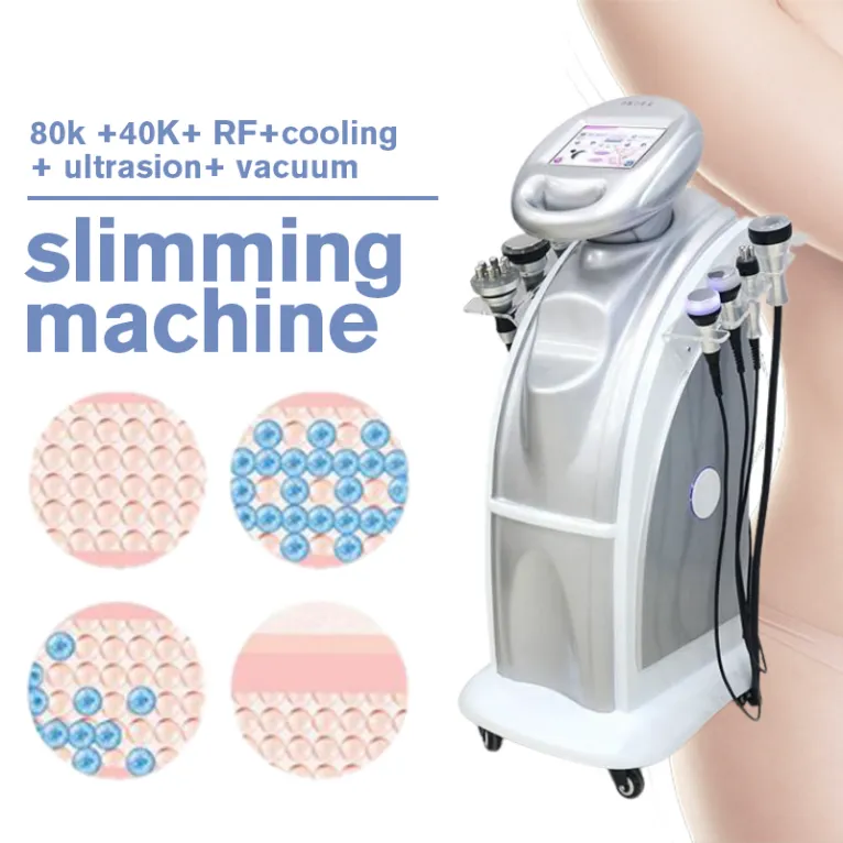 Vermageringsdieetmachine Rf en cavitatiemachines 40K of 80K Body Slimming Massage Vacuümcavitatiemachines