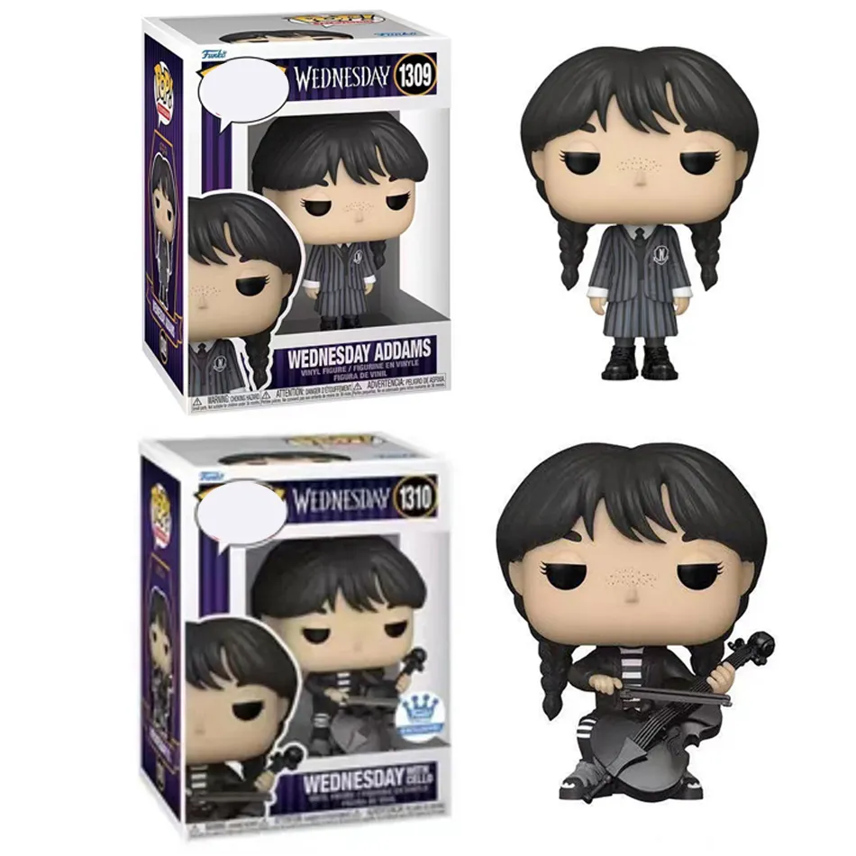 Anime Manga mercredi Addams Figure jouet famille Action mercredi modèle poupée décoration ornement cadeau d'anniversaire pour les enfants 230410