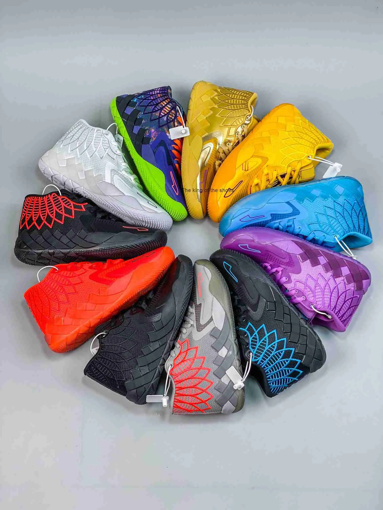 MB01 Designer Lamelo Ball Rick Morty Grade Runner All Black Basketball