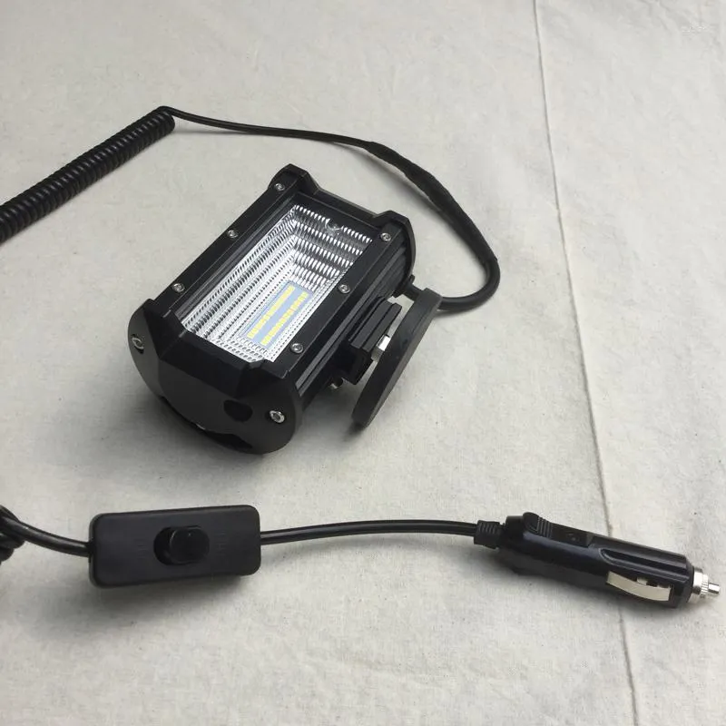 Sistema de iluminación 12v24v 72W LED Luz de conducción Coche Búsqueda magnética Rescate Inundación de emergencia Offroad 4x4 Lámpara antiniebla Campamento al aire libre Pesca