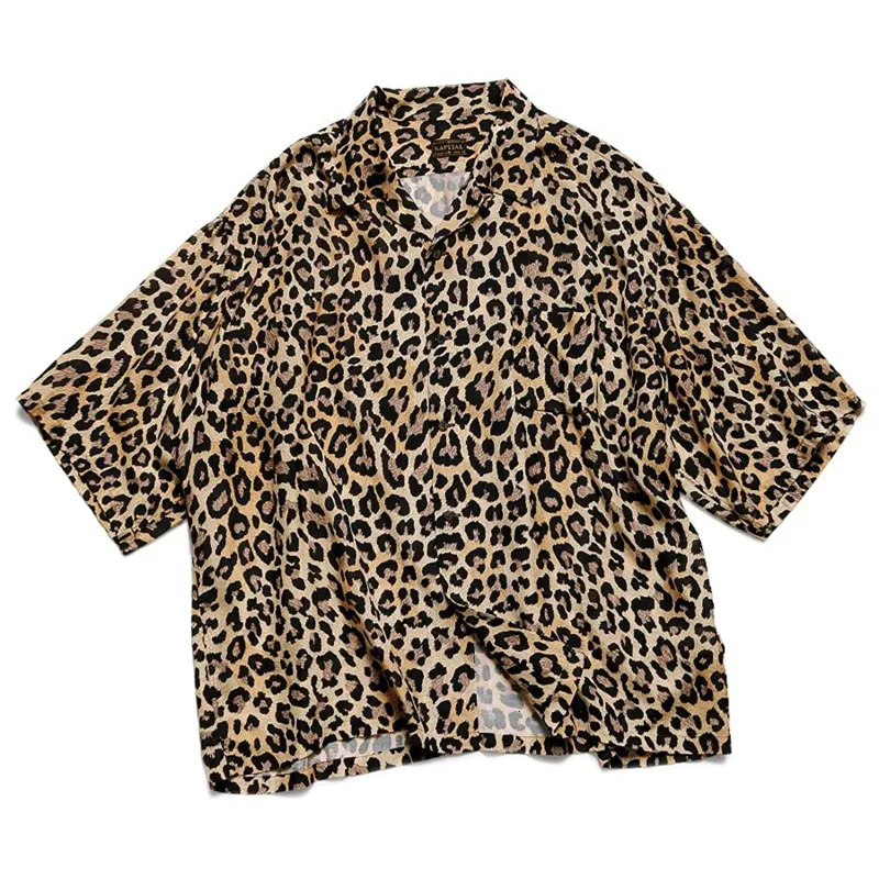 Groß sparen beim Kauf von Herren Leoparn Druckhemn Hemn Mit Leoparndruck Für Männer Langarm Button Down Shirt, Vintage Stil, Schlankes Fit
