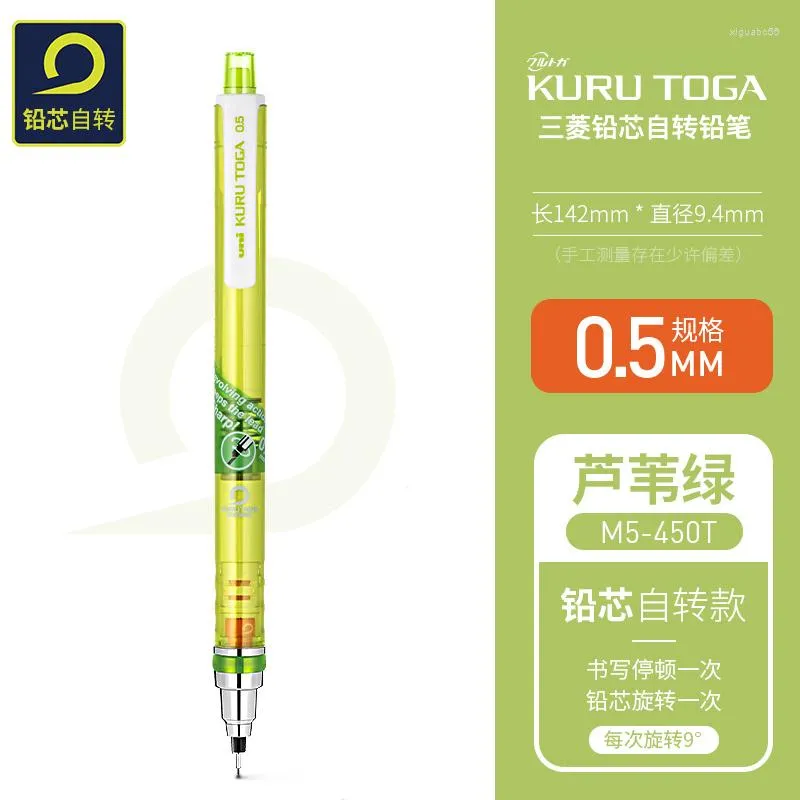Wholesale Uni Kuru Toga Mechanical Pencil 0.5mm Lead Rotation, M5 450T,  Black/Blue/Pink Japanese Stationery Pencil Sharpener From Xiguabc56, $8.13