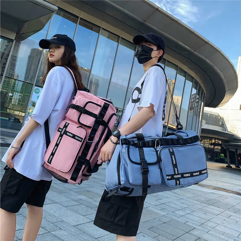 Bolsa Gimnasio Multifuncional Duffel Equipaje de Mano para Mujer