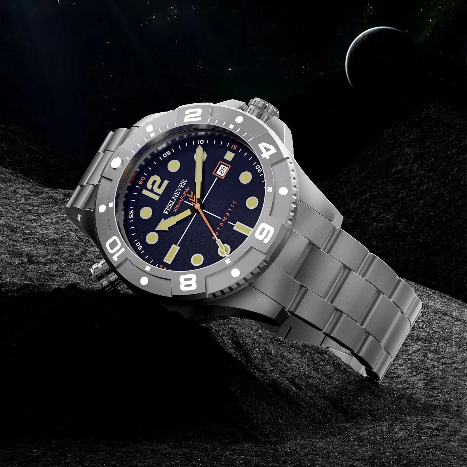2023 Sport Dive Mens Automatic Mechanical Dive Watch Stainless