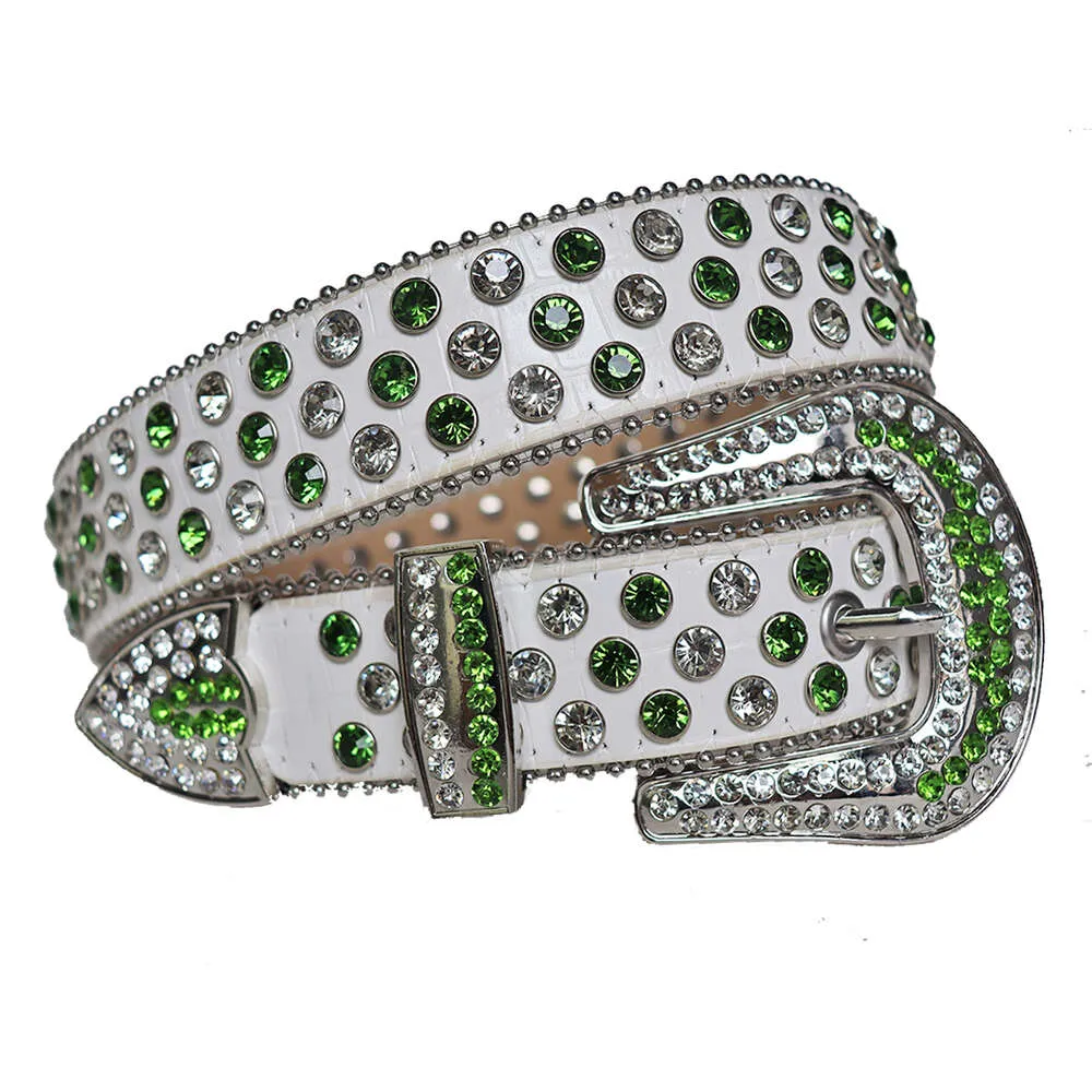 Ceinture de styliste Western Cowboy Bling diamant pour femmes, boucle de ceinture de glace personnalisée, strass ADN noir pour hommes