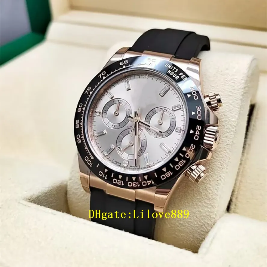 Men's Luxury Fashion Diamonds Leather Strap Automatic Watch main image 0