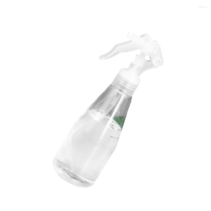 Bottiglie di stoccaggio Flacone spray in plastica da 3 pezzi Trasparente multifunzione ricaricabile per il trucco Piante verdi tagliate per capelli