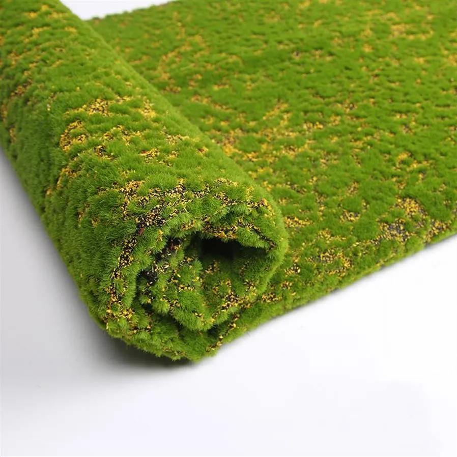 Tapis de gazon artificiel vert, 100/100cm, faux gazon, pour la maison, le jardin, le sol en mousse, décoration de mariage, DIY, 2511