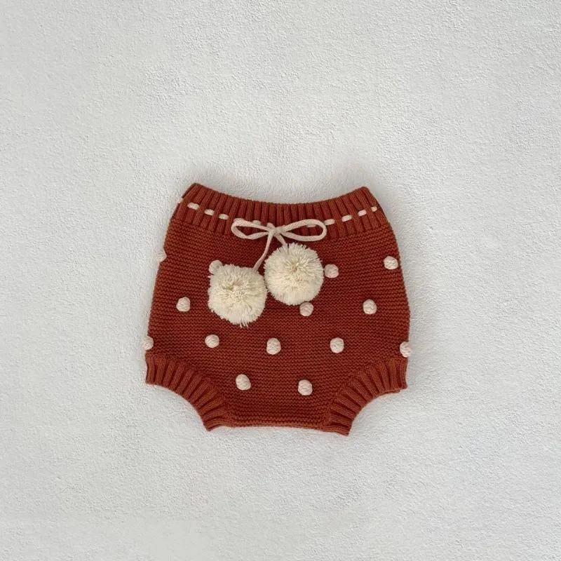 HoneyCherry – short lanterne d'automne pour bébé, jolie boule en tricot au crochet pour filles