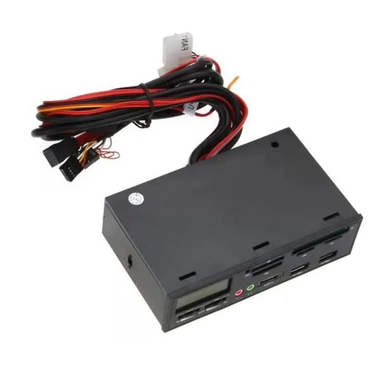 Çok Fonksiyonlu Ön Panel Kart Okuyucu 525 "USB 30 E-SATA All-1-PC Medya Gösterge Tablosu G/Ç bağlantı noktaları NSTKL