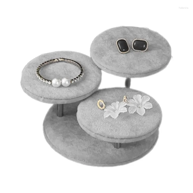 Jewelry Pouches Stylish Counter Display Fabric Material Bracelet Holder Suitable For Stores Exhibitions Home Collections
