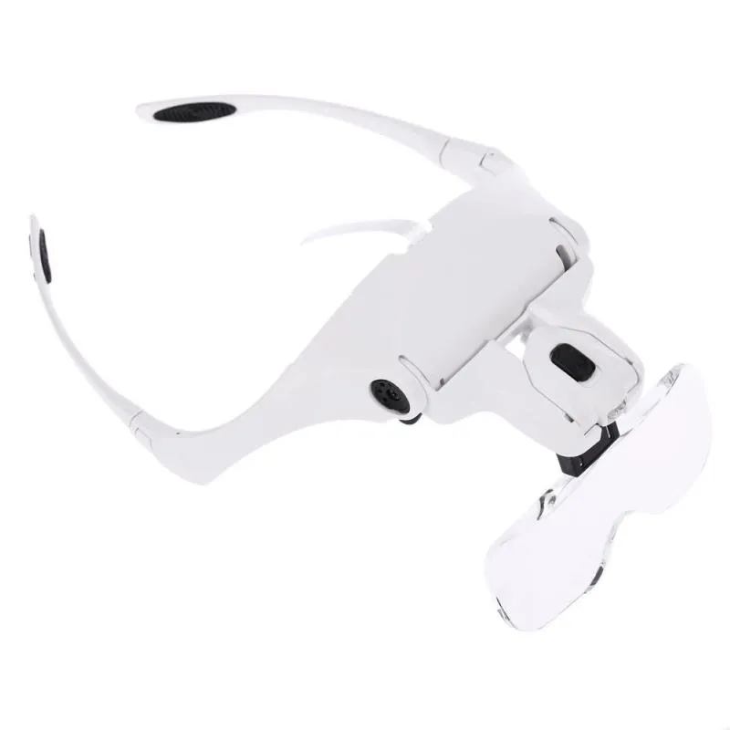 Freeshipping Magnifying glasses lupa relojero Magnifiers lupas de aumento loupe glass lente ingrandimento magnifier lamp led helping ha Qblb