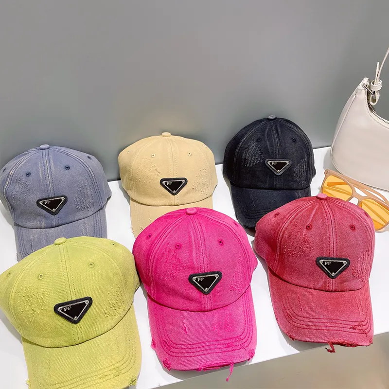 Mode Sommer Ball Caps Designer Herren Street Cap Retro Style Damen Hüte 6 Farben
