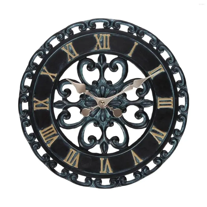 Relógios de parede Resina Pendurado Relógio Ornamento Multiuso para Quarto Banheiro Restaurante