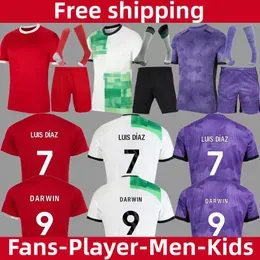 23/24 G a K P O Fans Player version men kids football kits sets s ZoboSZLaI Home away 3rd football shirt L UIS DIAZ A RNOLD D ARWIN  ALLISTER football jersey