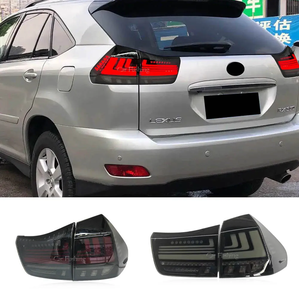 Lexus RX330 RX350 LED Tail Light Assembly 2003 2008 Rear Brake, Reverse