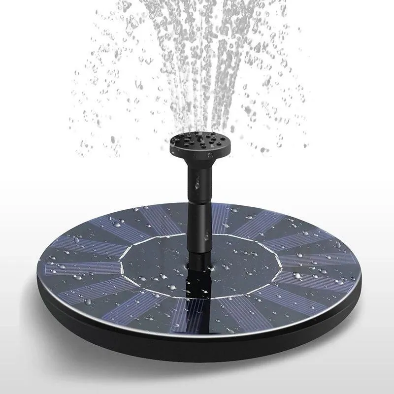 7V Solar Fontein Watering Kit Power Solar Pomp Zwembad Vijver Dompelbare Waterval Drijvende Zonnepaneel Waterfontein Voor Tuin Lmgto