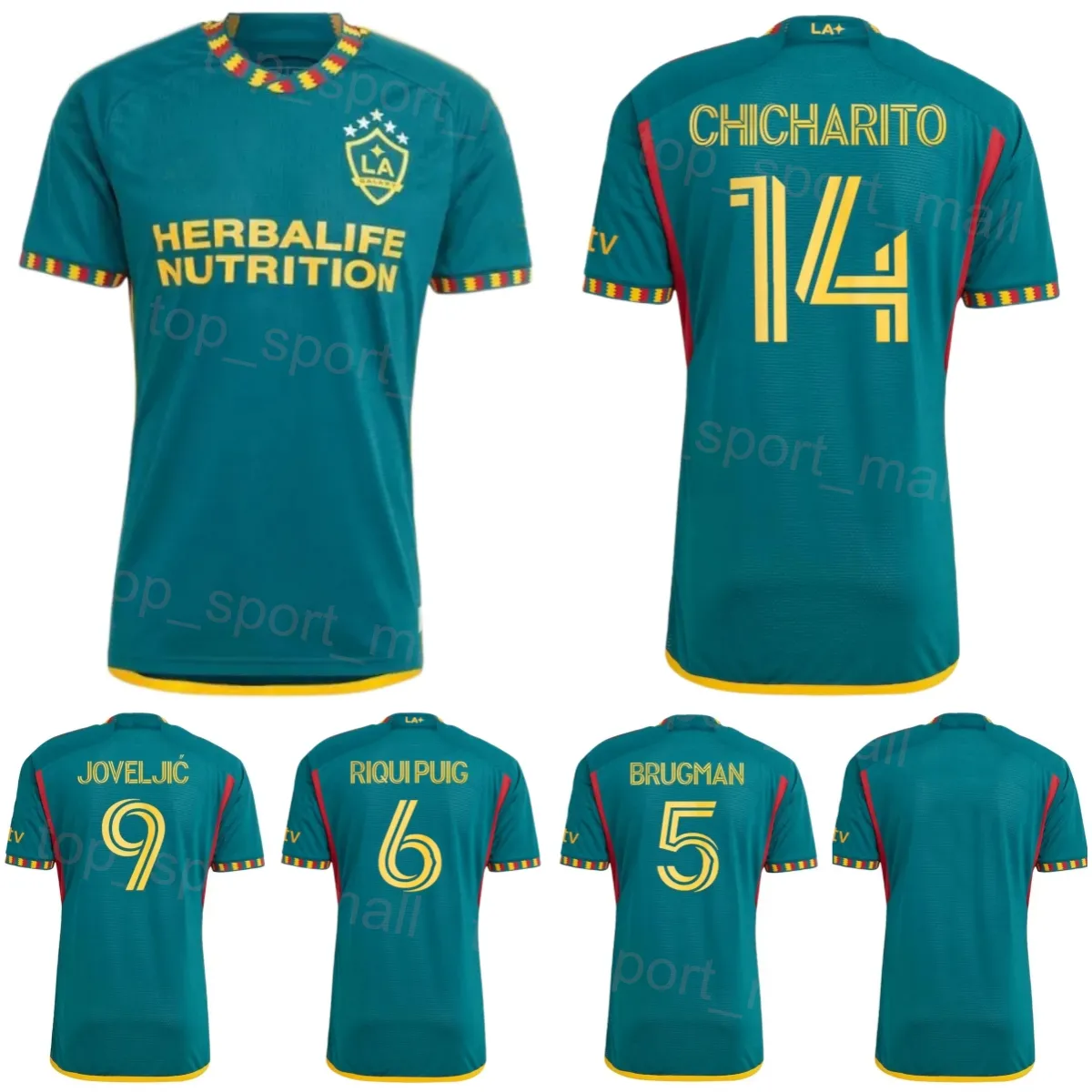 Los Angeles Galaxy Soccer Jerseys 2023/24, Raheem Edwards 7, Efrain