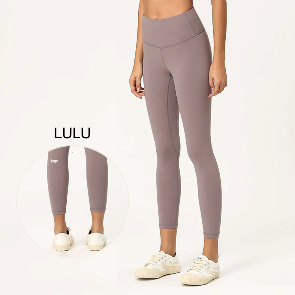 2024 Lu Lu Yoga Zitrone Nahtlose Heißer Verkauf Mit Fitness Leggings Frauen Farben Jogging Hosen Hohe Taille Hosen Atmungsaktive Sport pan
