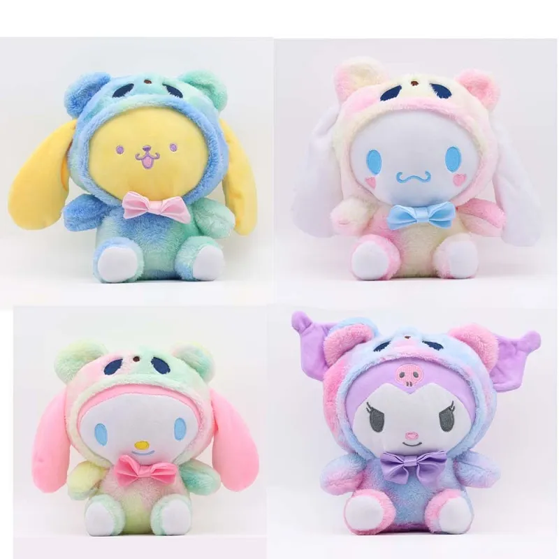 メーカーの卸売4スタイル20cm Kulomi Melody Plush Toys Cartoon Film and Television Peripheral Dolls for Children Gifts