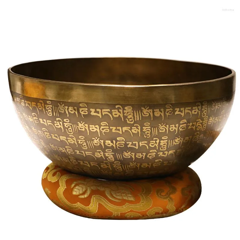 Skålar handgjorda Nepal Sutra Bowl är lämpliga för yogörelplockning och meditation multifunktionsmyndigheter