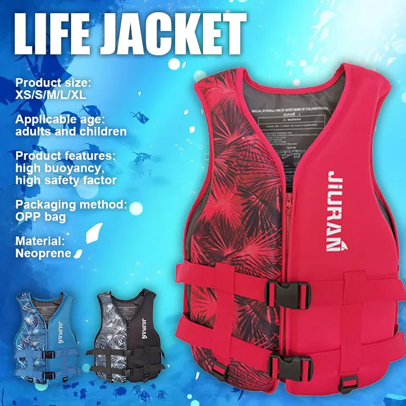 Gilet de sauvetage bouée gilet de sauvetage gilet de flottabilité pour sports nautiques gilet de sauvetage natation canotage gilet de conduite gilet de sauvetage costume de flottabilité pour enfants adultes 230411