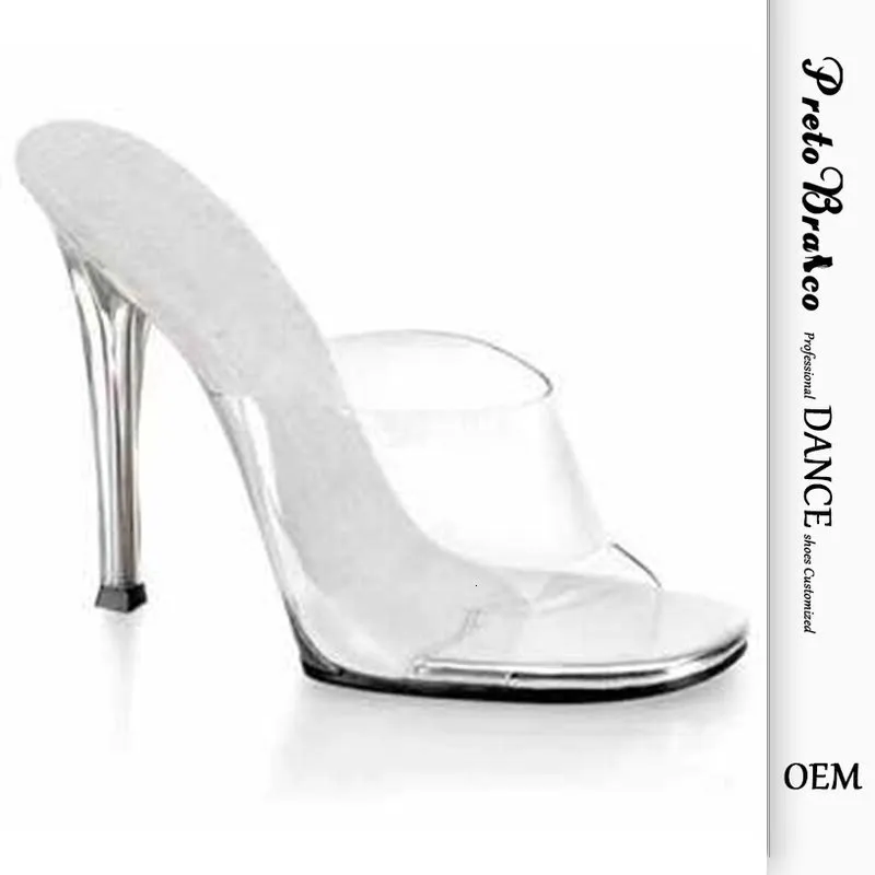 Amazon.com | PROMI High Heels 13cm Bikini Competition Shoes Modelling Stage  Shoes-Transparent|35 | Sandals