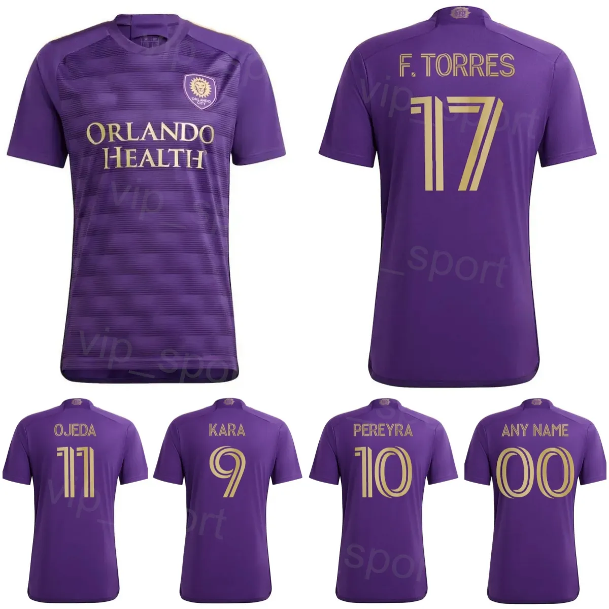 SC Orlando City Jerseys Soccer FC 3 Rafael Santos 6 Robin Jansson 24 Kyle Smith 25 Antonio Carlos 15 Rodrigo Schlegel 10 Mauricio Pereyra Kits de camiseta de fútbol 23-24