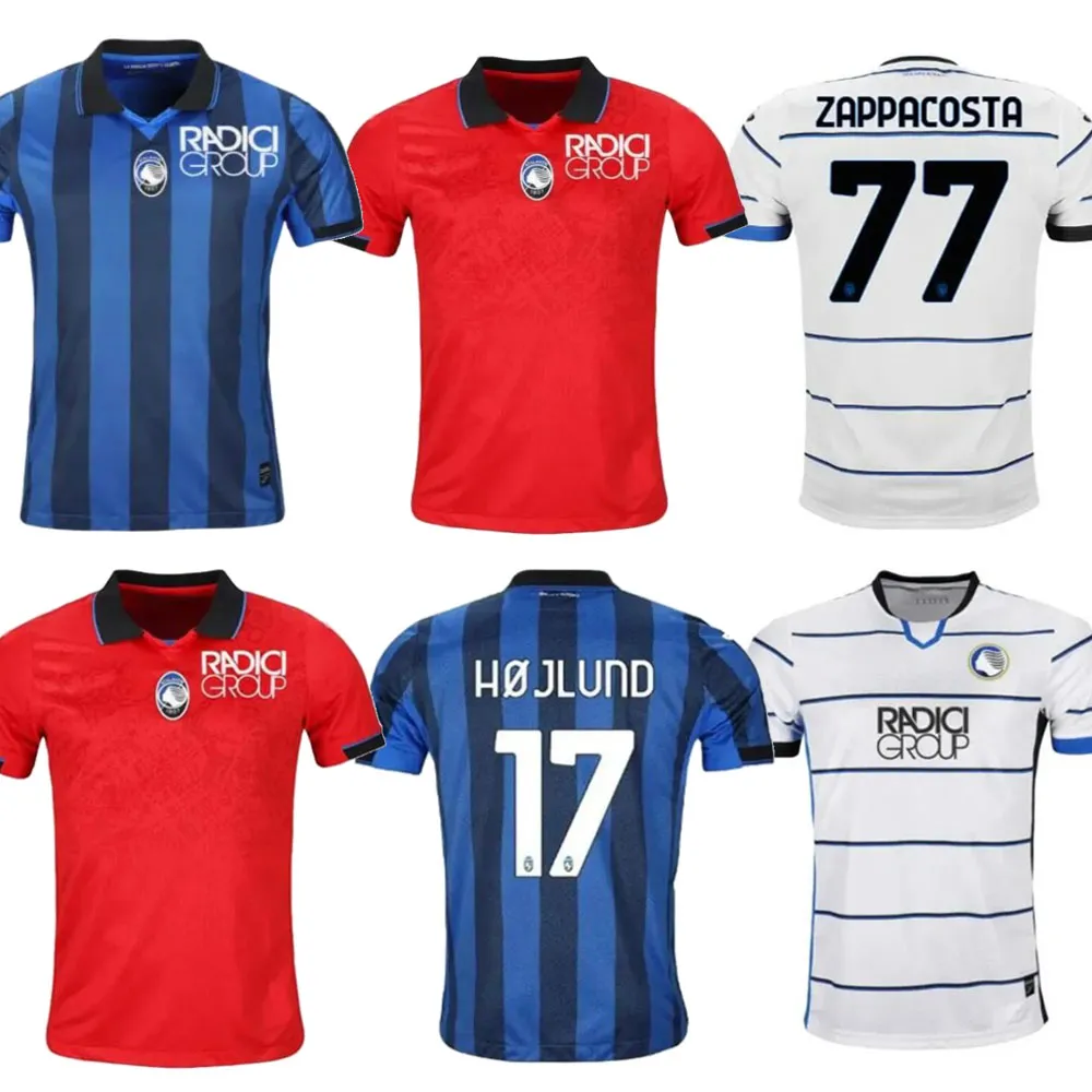 23 24 24 koszulki piłkarskie Atalanta FC Lookman 2023 2024 Muriel Ilicic de Roon Duvan Ata Bc Bergamasca Maglia da Calcio Men Kit Football Mundurs